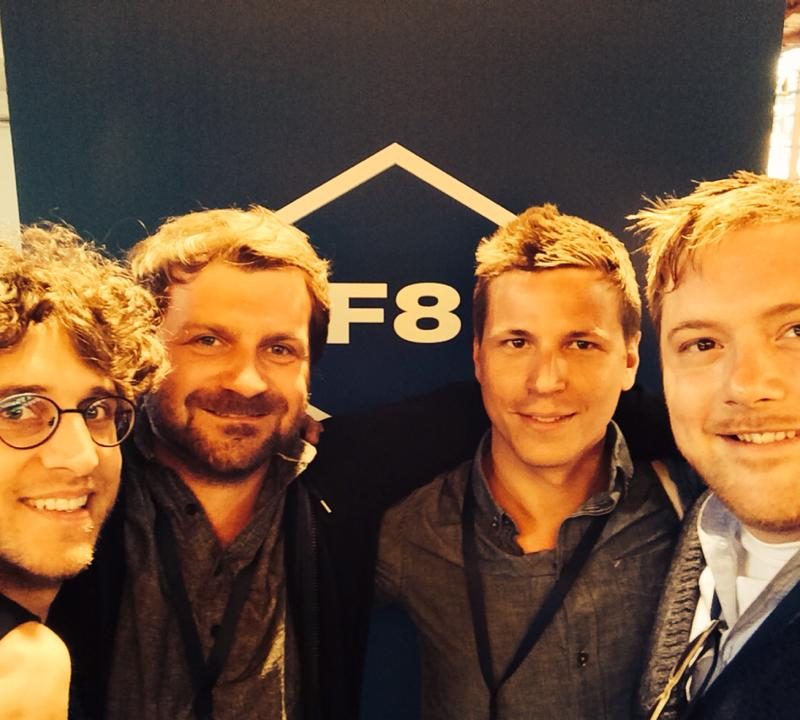 Zeitfenster Team auf der F8 von Facebook